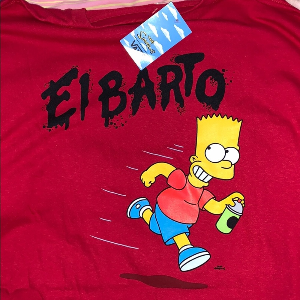 NEW W/ TAG The Simpson Vans “El Barto” long sleeve